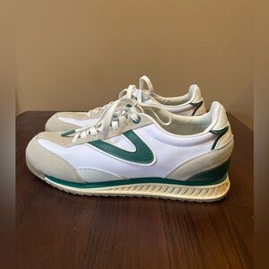 Tretorn x Draper James Rawlins Elite Sneakers, Green / White, Women’s 8